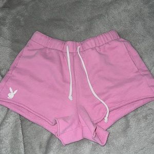 Pacsun playboy pink lounge shorts